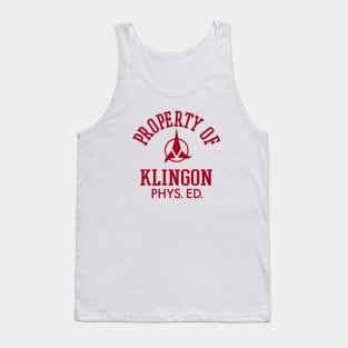 Star Trek Klingon Phys. Ed. Tank Top